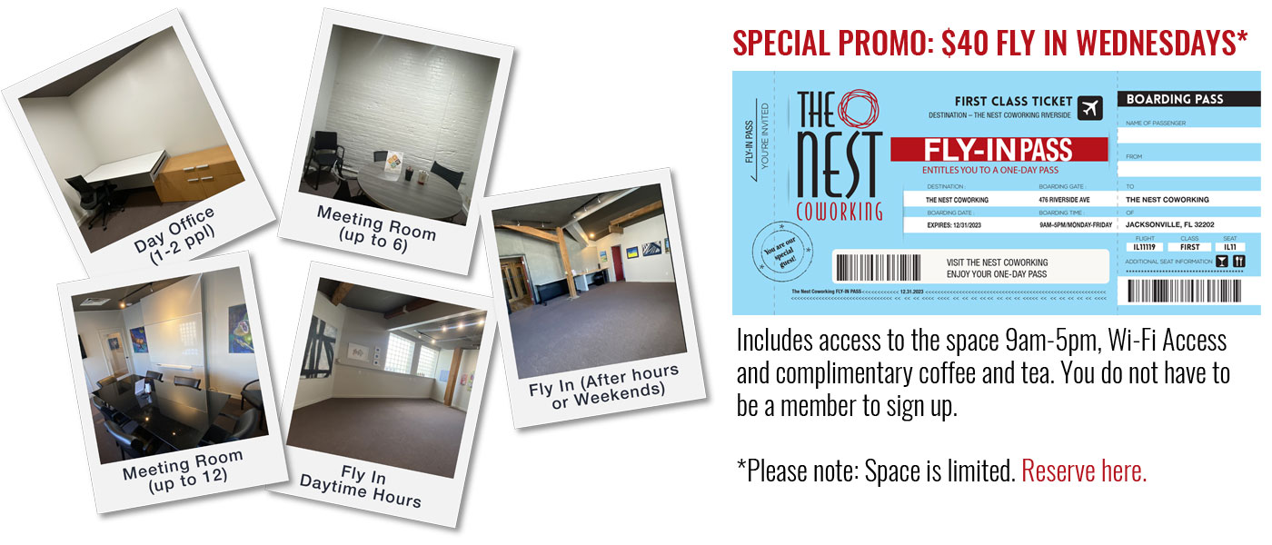 Discover Your Perfect Workspace: The Nest Coworking Riverside Membership